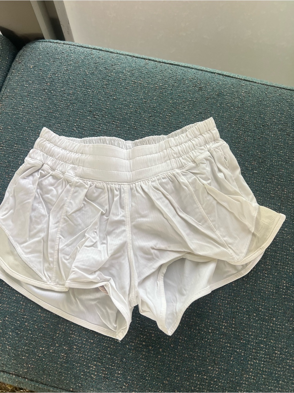 lululemon athletica Women's White Running Shorts